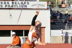 Shelby Poncik at the Texas Relays